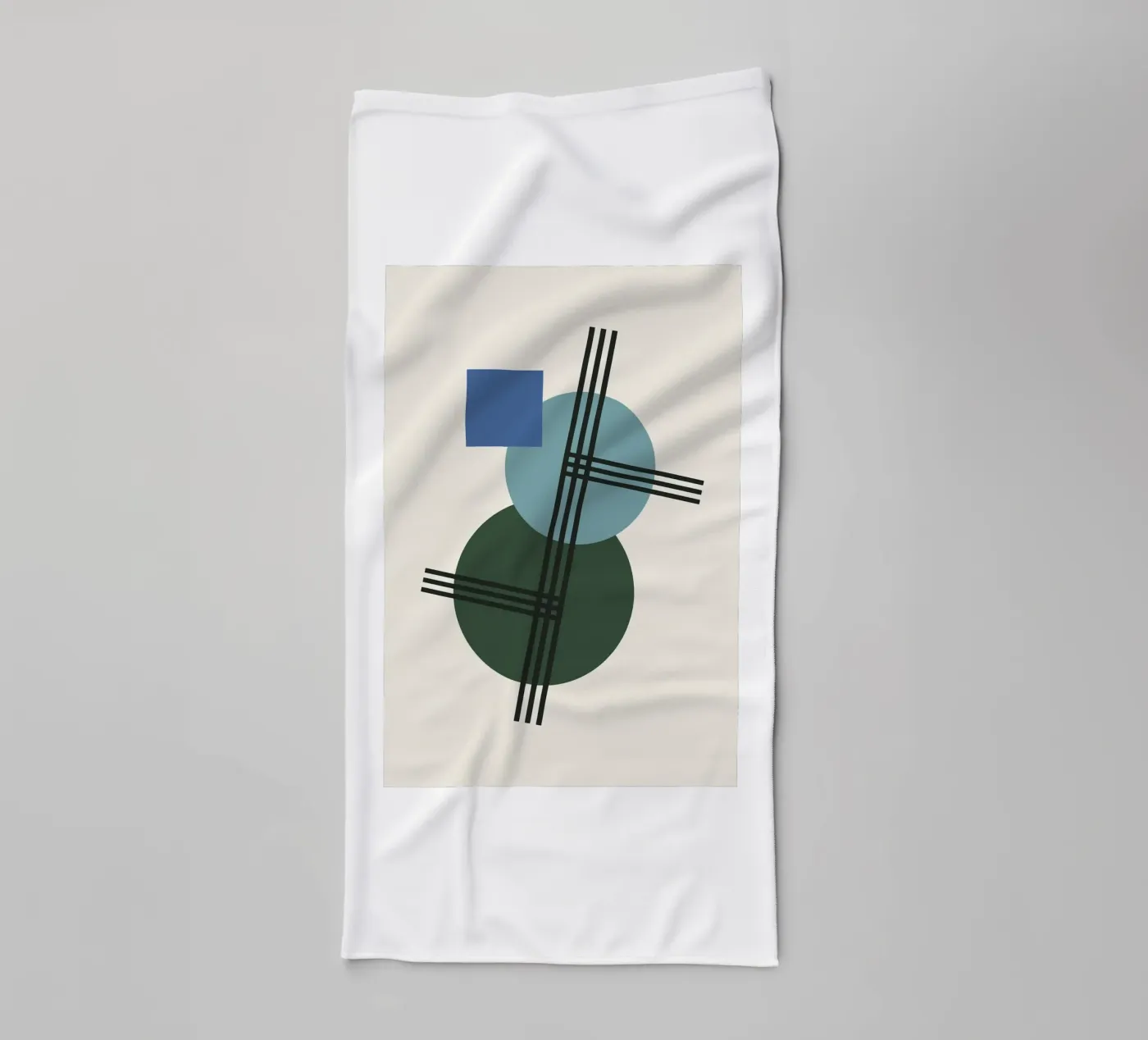 Structural Azure towel by David