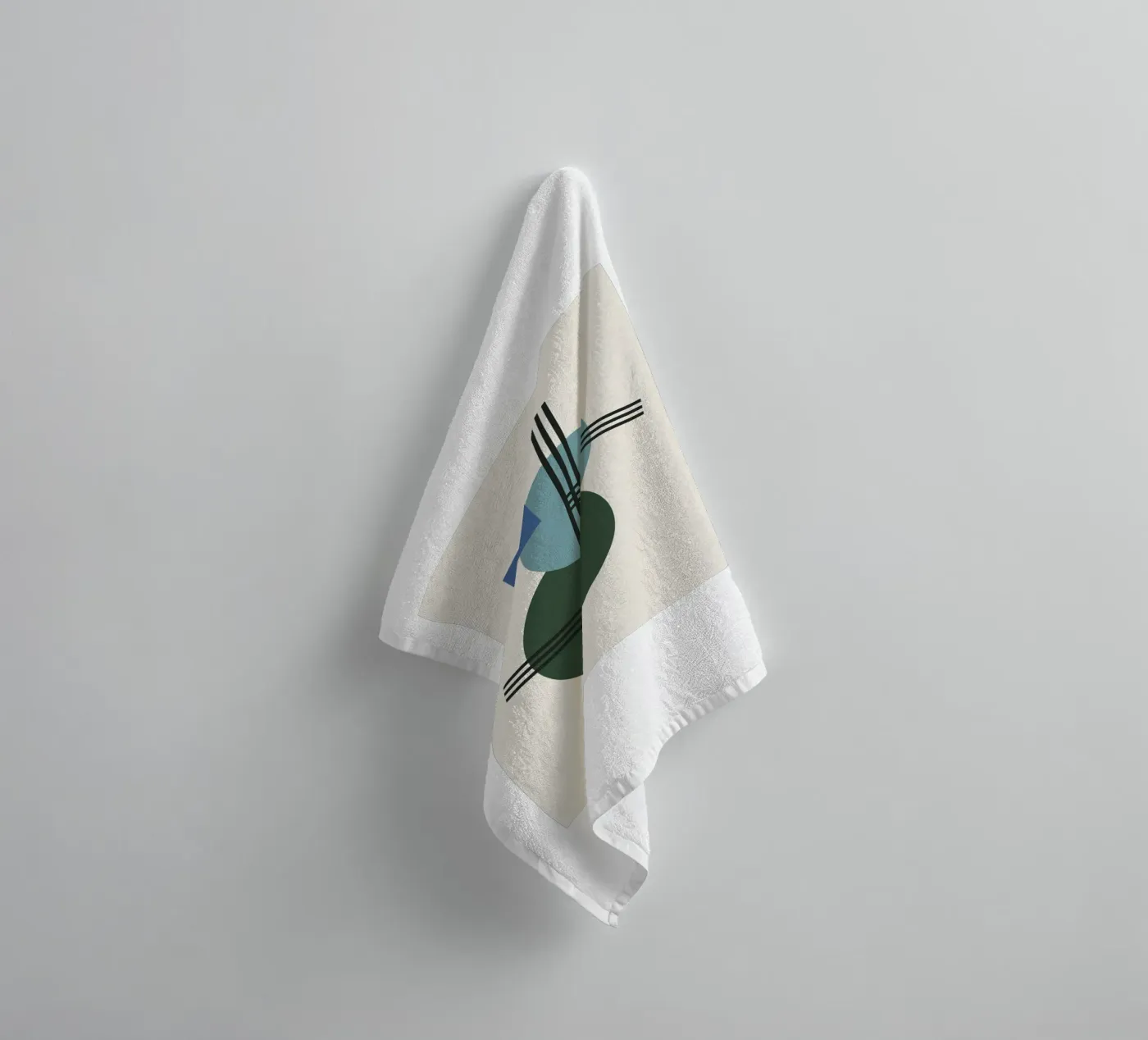 Structural Azure towel by David