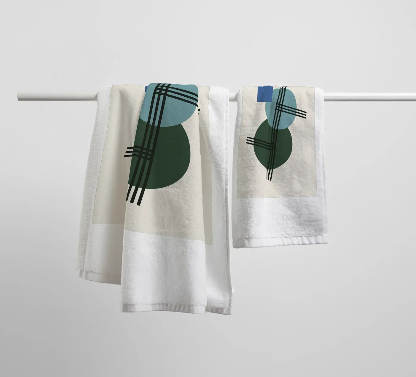 Structural Azure towel by David