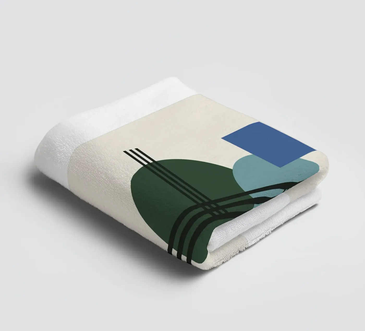 Structural Azure towel by David