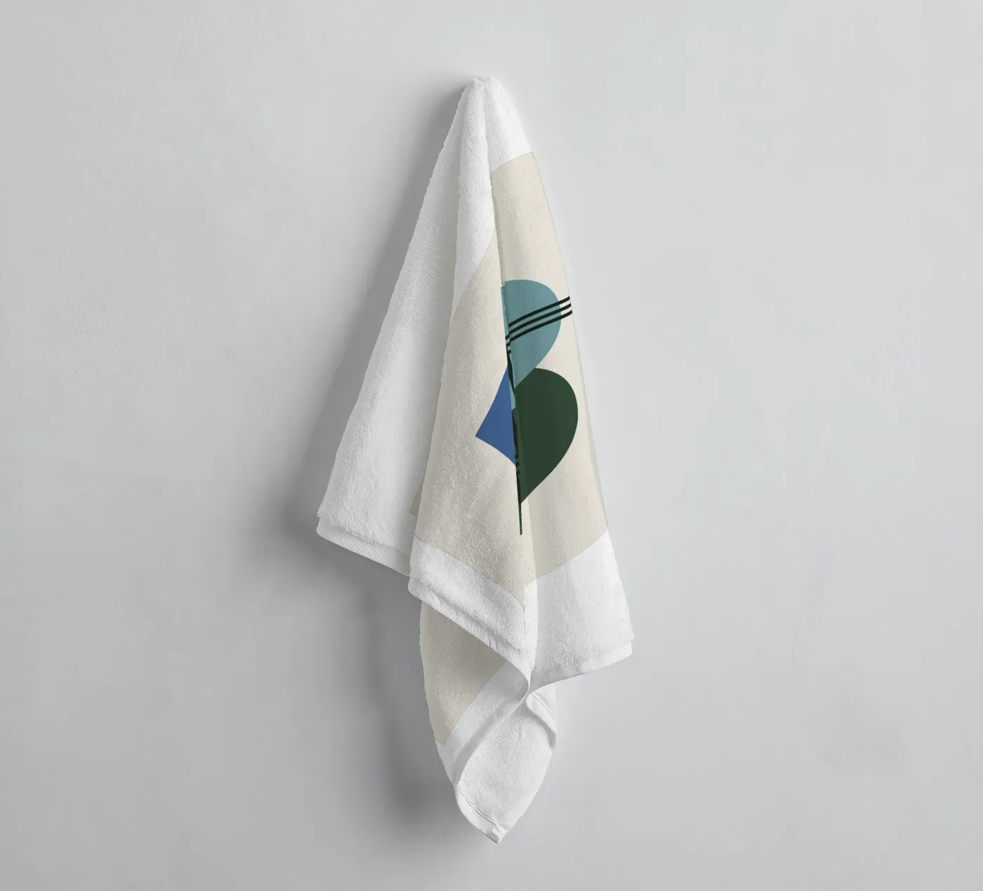 Structural Azure towel by David