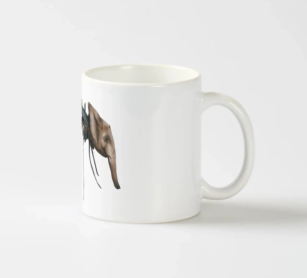 Trasformare una zanzara in un elefante (proverbio olandese) tazza in ceramica da Mijnwildernis