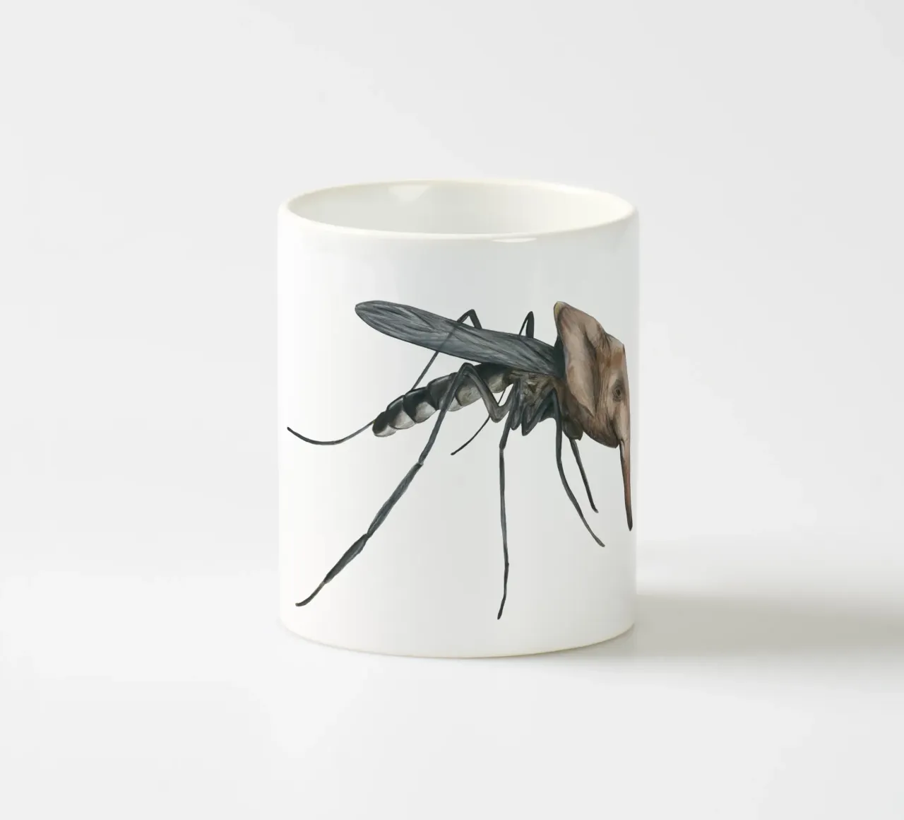 Trasformare una zanzara in un elefante (proverbio olandese) tazza in ceramica da Mijnwildernis