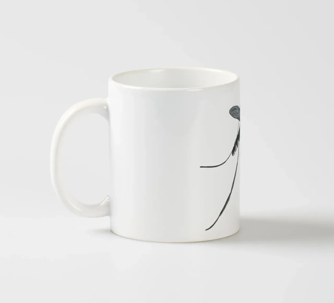 Trasformare una zanzara in un elefante (proverbio olandese) tazza in ceramica da Mijnwildernis