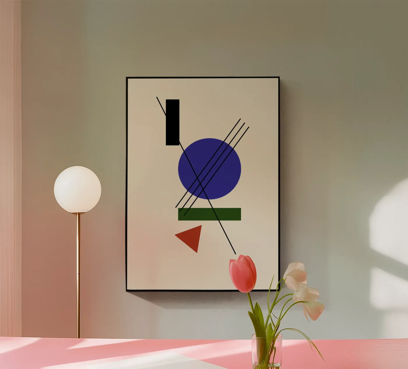 Cobalt Cascade plexiglas de David