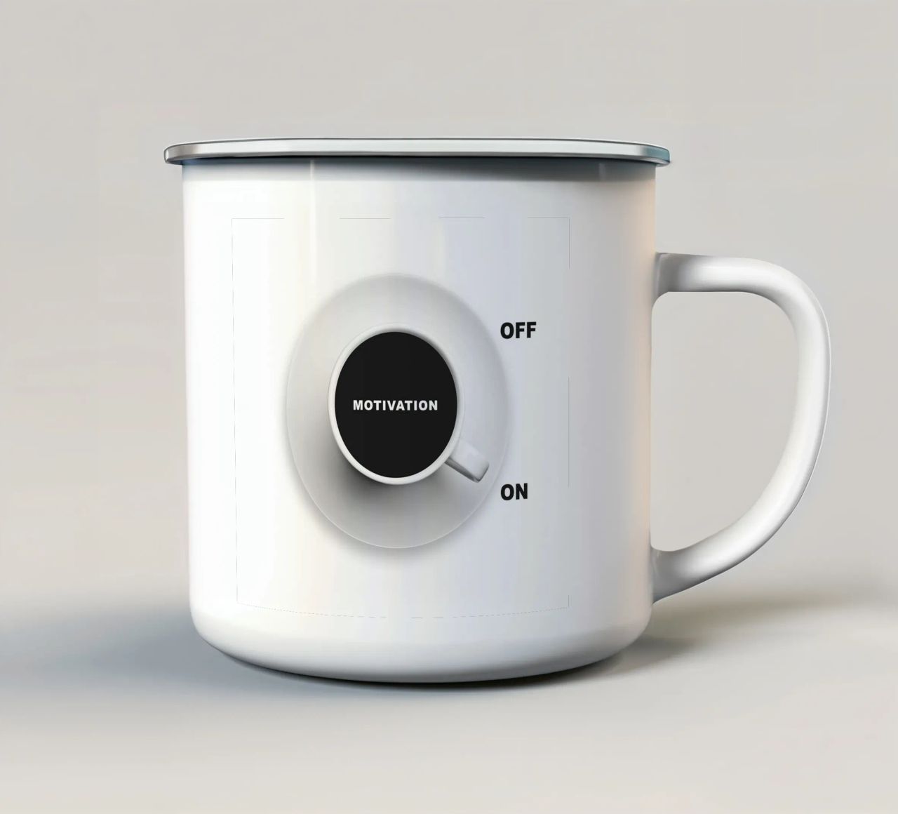 Motivation tazza in smalto da Amy & Kurt
