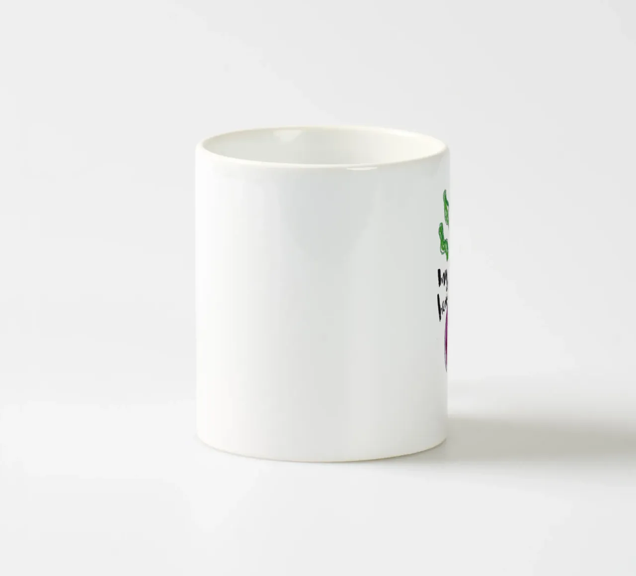 My heart beets for you tazza in ceramica da Brushmeetspaper