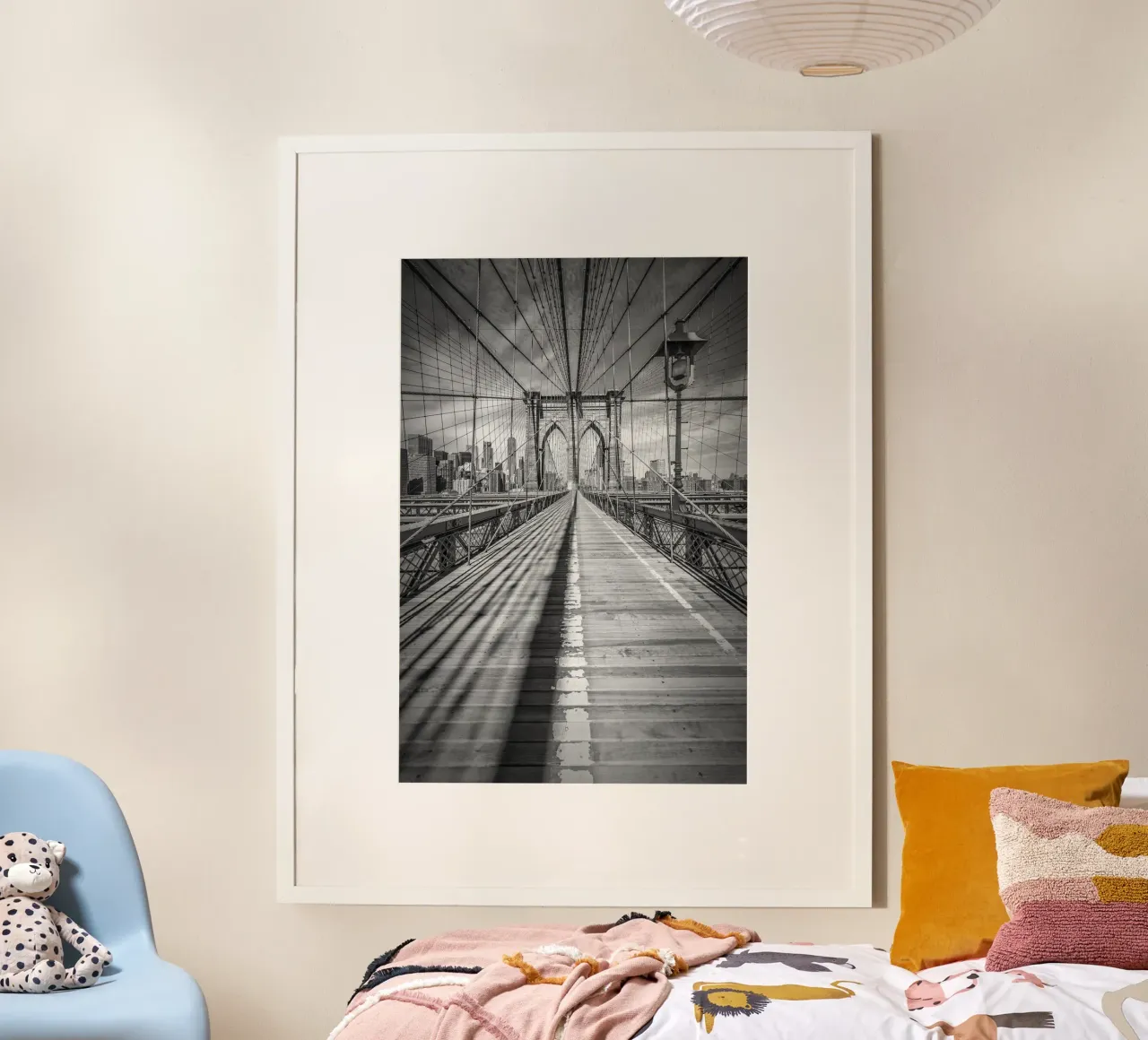 NEW YORK CITY Ponte di Brooklyn poster da Melanie Viola
