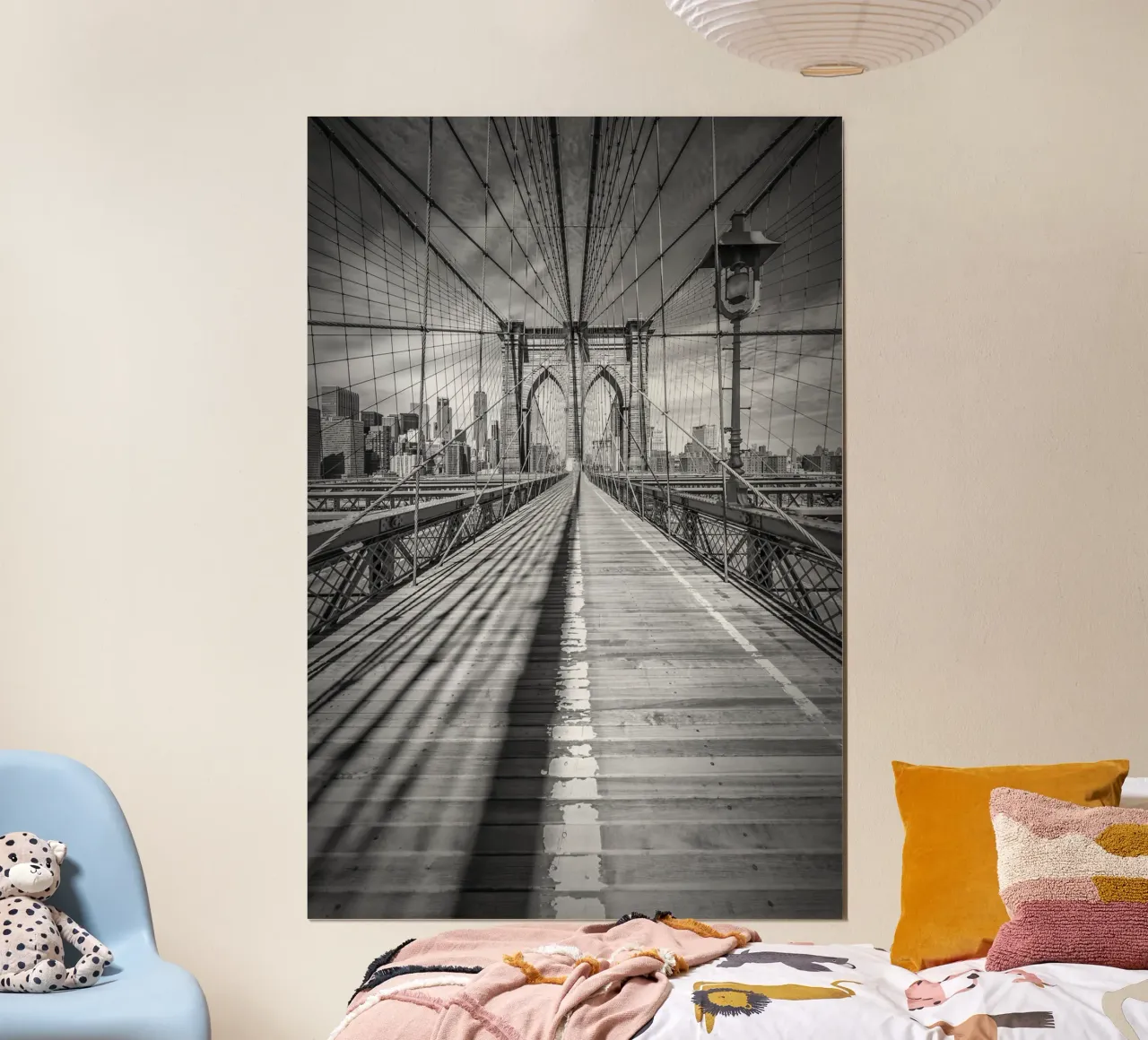 NEW YORK CITY Ponte di Brooklyn poster da Melanie Viola