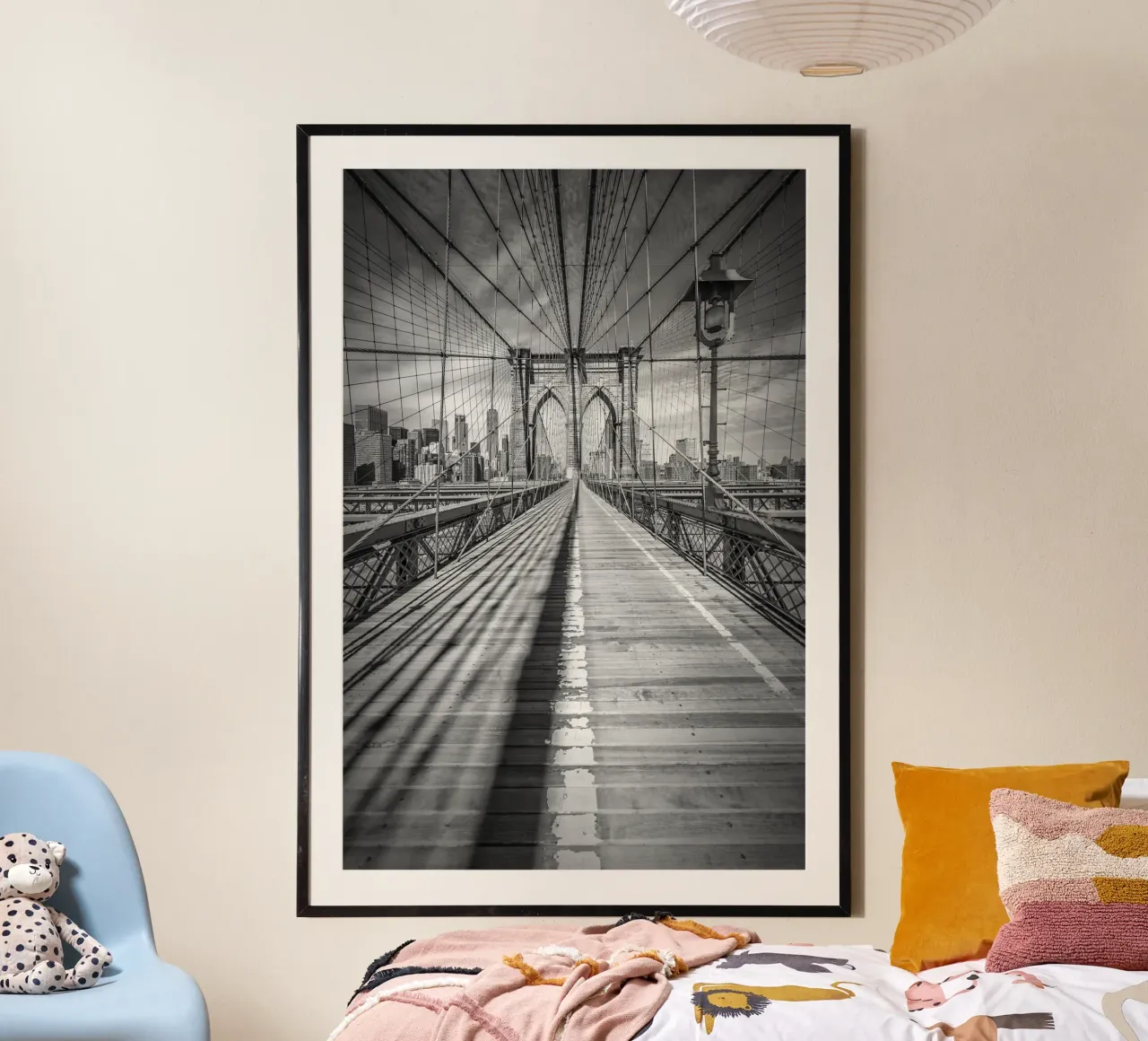NEW YORK CITY Ponte di Brooklyn poster da Melanie Viola