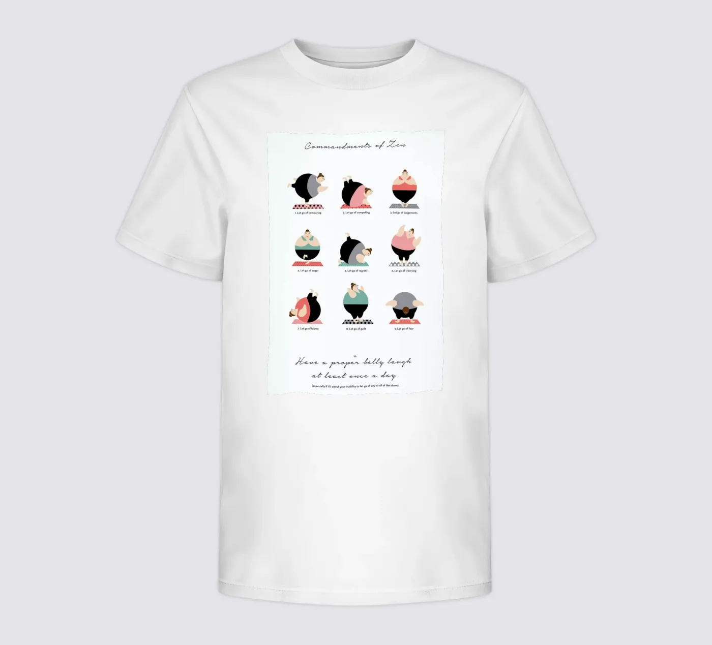 Yoga t-shirt bambini da Maria Kritzas