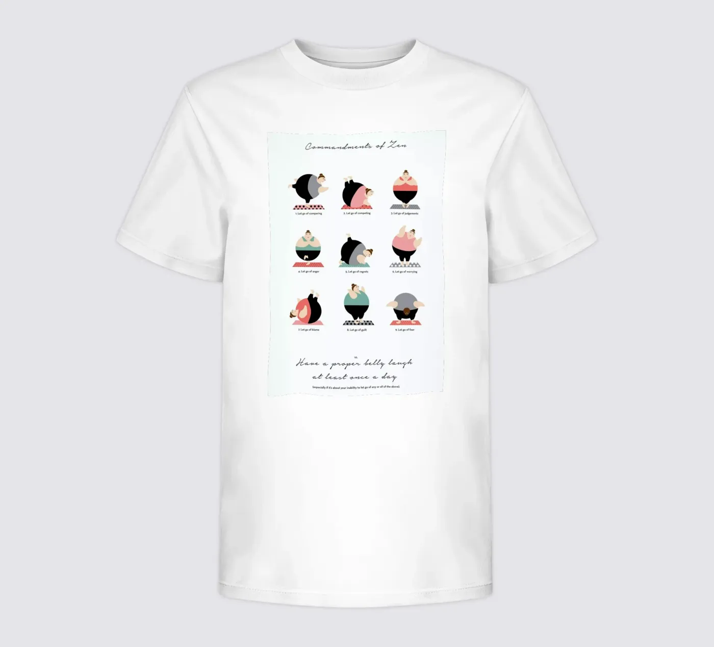 Yoga t-shirt bambini da Maria Kritzas