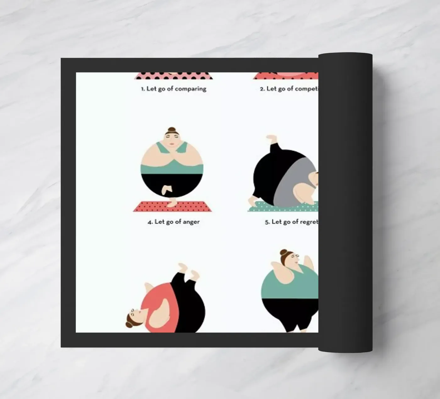 Yoga doormat by Maria Kritzas