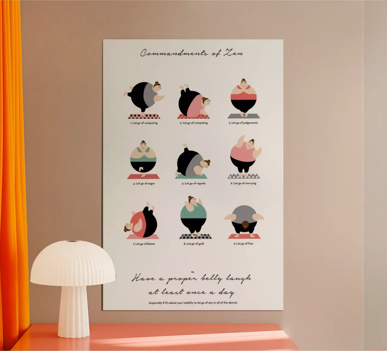 Yoga poster da Maria Kritzas