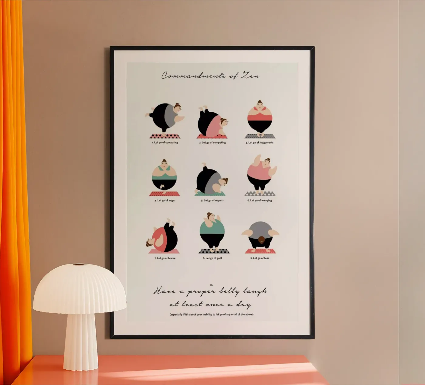 Yoga poster da Maria Kritzas