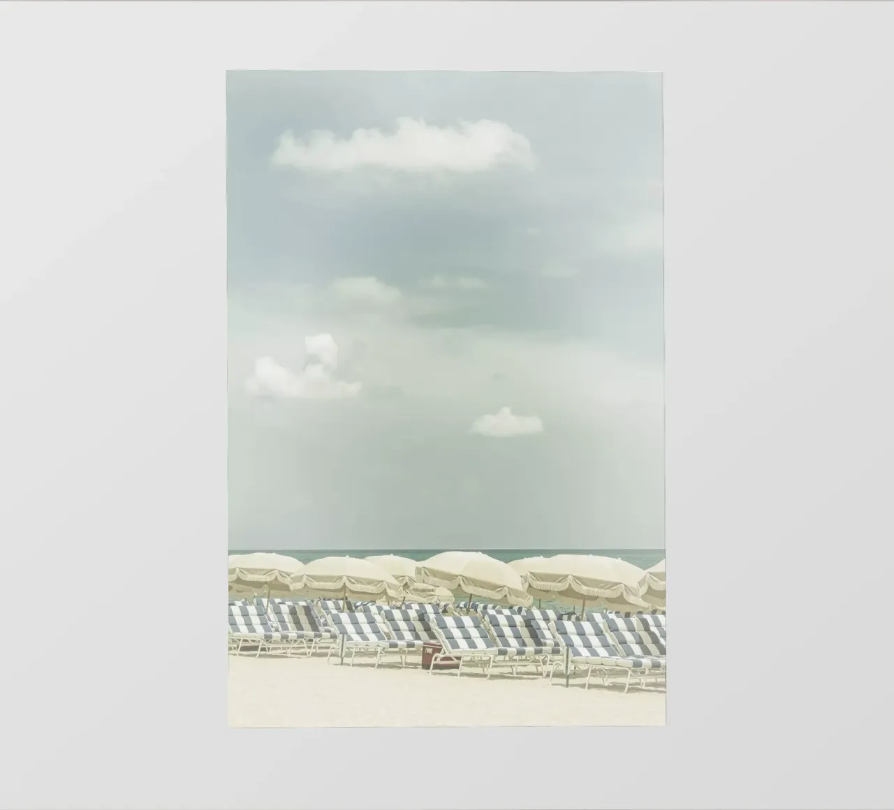 Idillio vintage sulla spiaggia telo in pvc da Melanie Viola