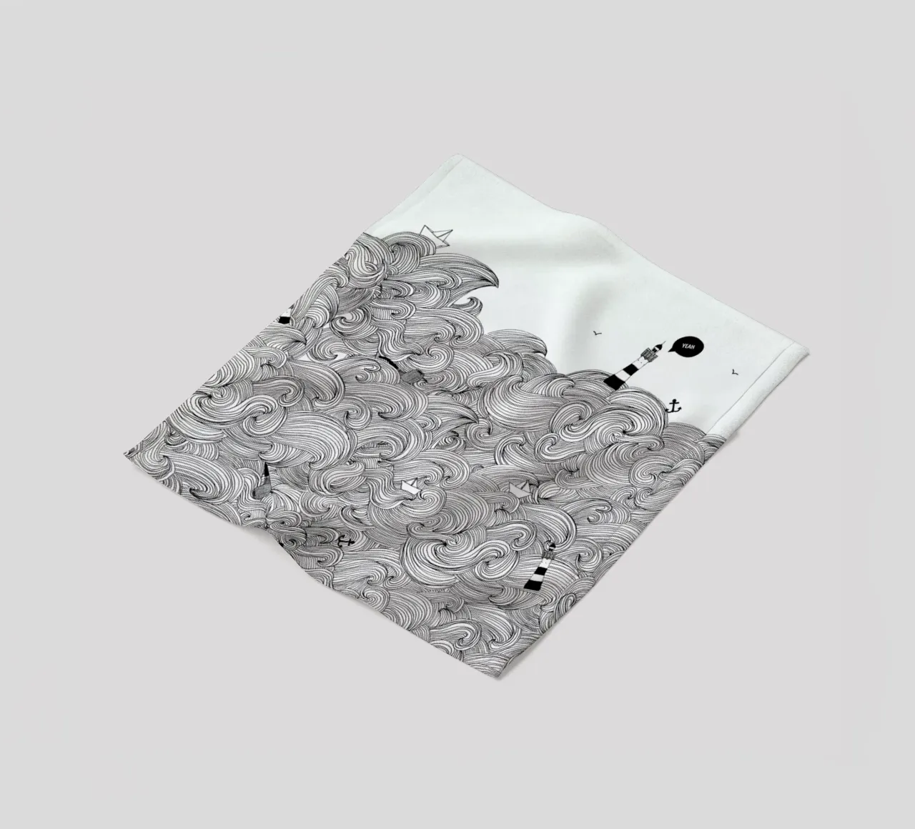 Ocean fleecedeken van Anika Merten