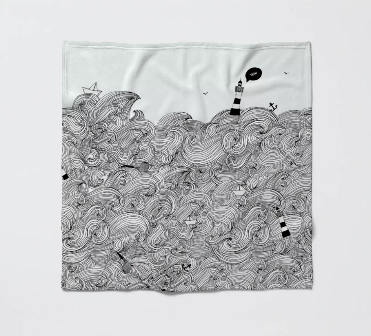 Ocean fleecedeken van Anika Merten