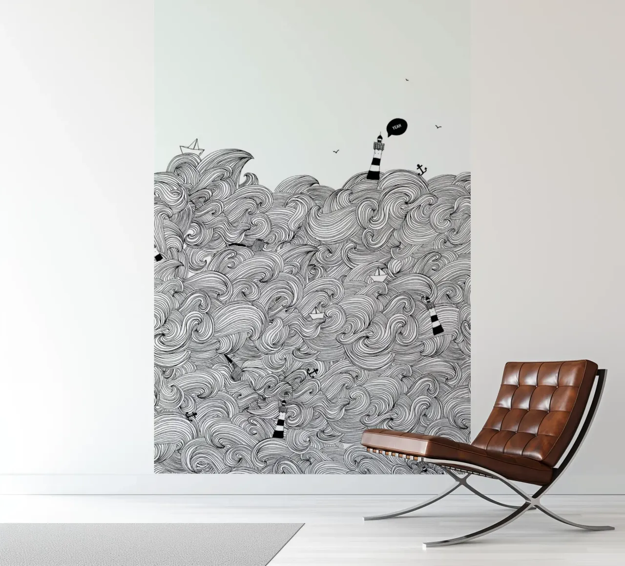 Ocean fotobehang van Anika Merten