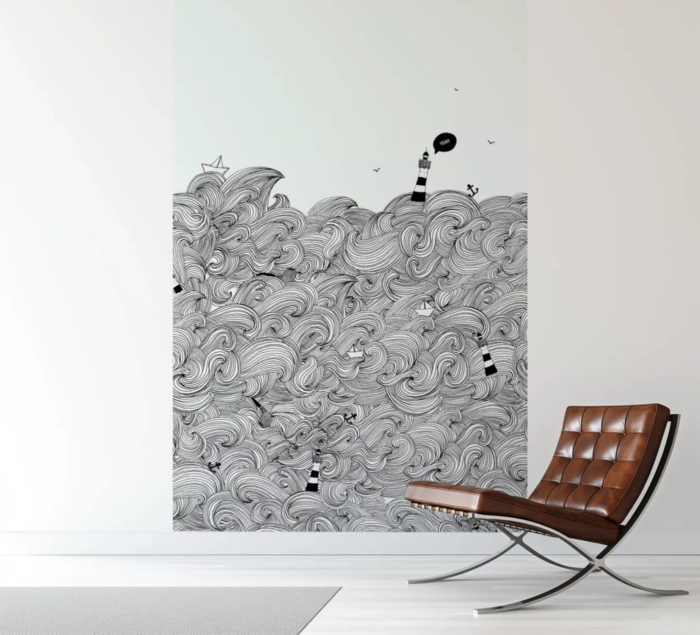 Ocean fotobehang van Anika Merten