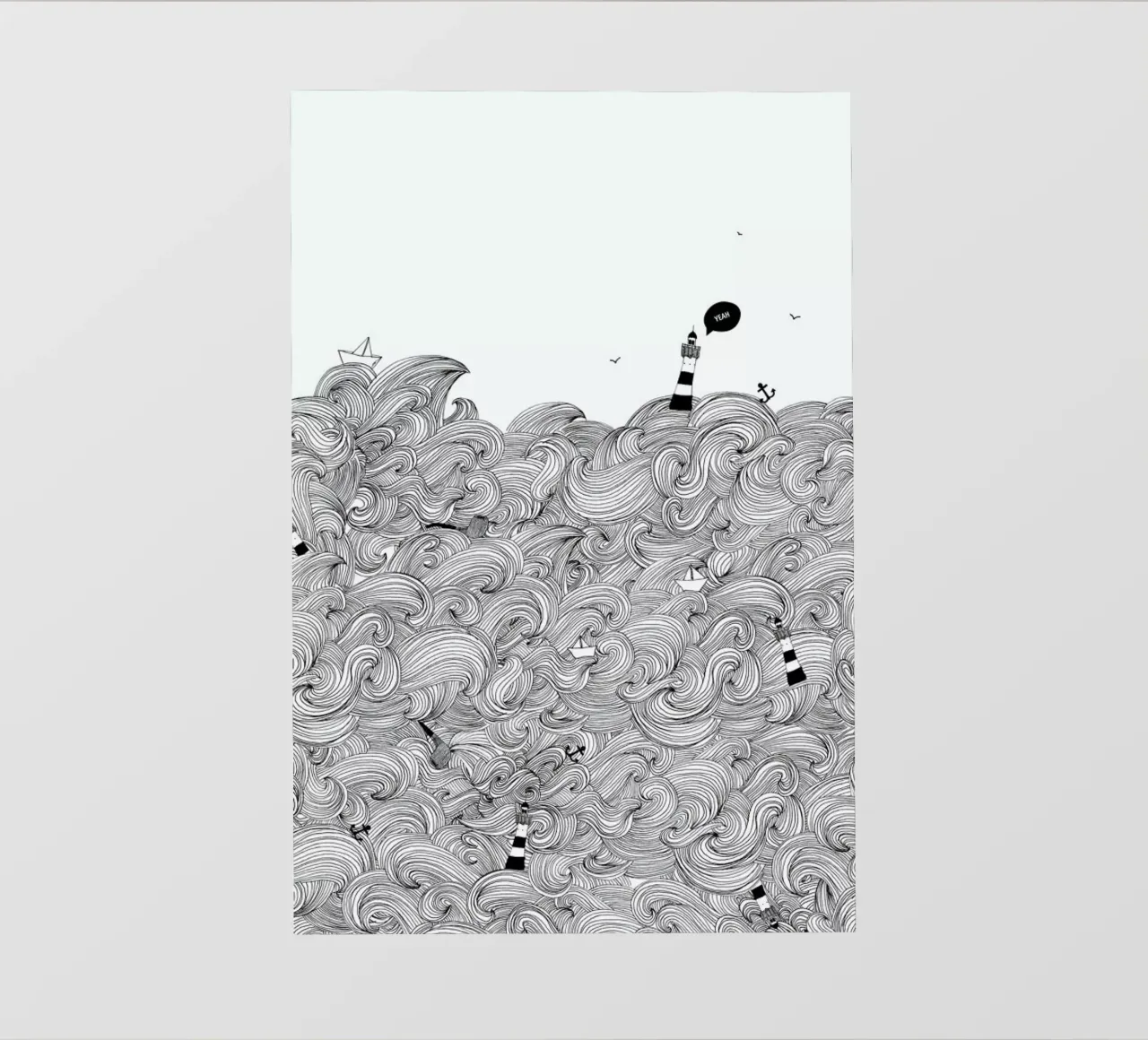 Ocean fotobehang van Anika Merten