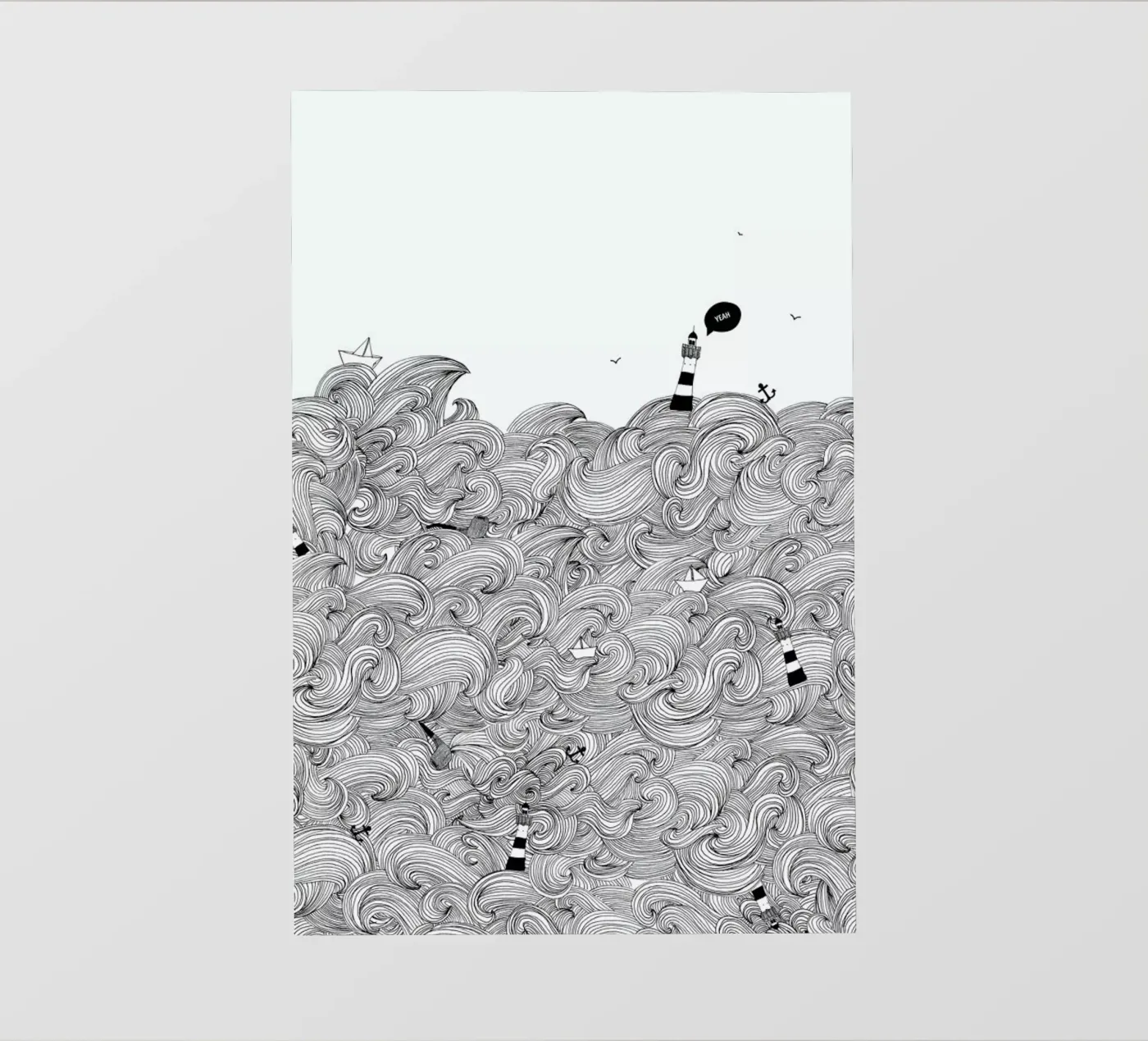 Ocean fotobehang van Anika Merten