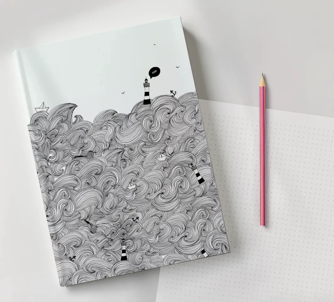 Ocean notebook by Anika Merten