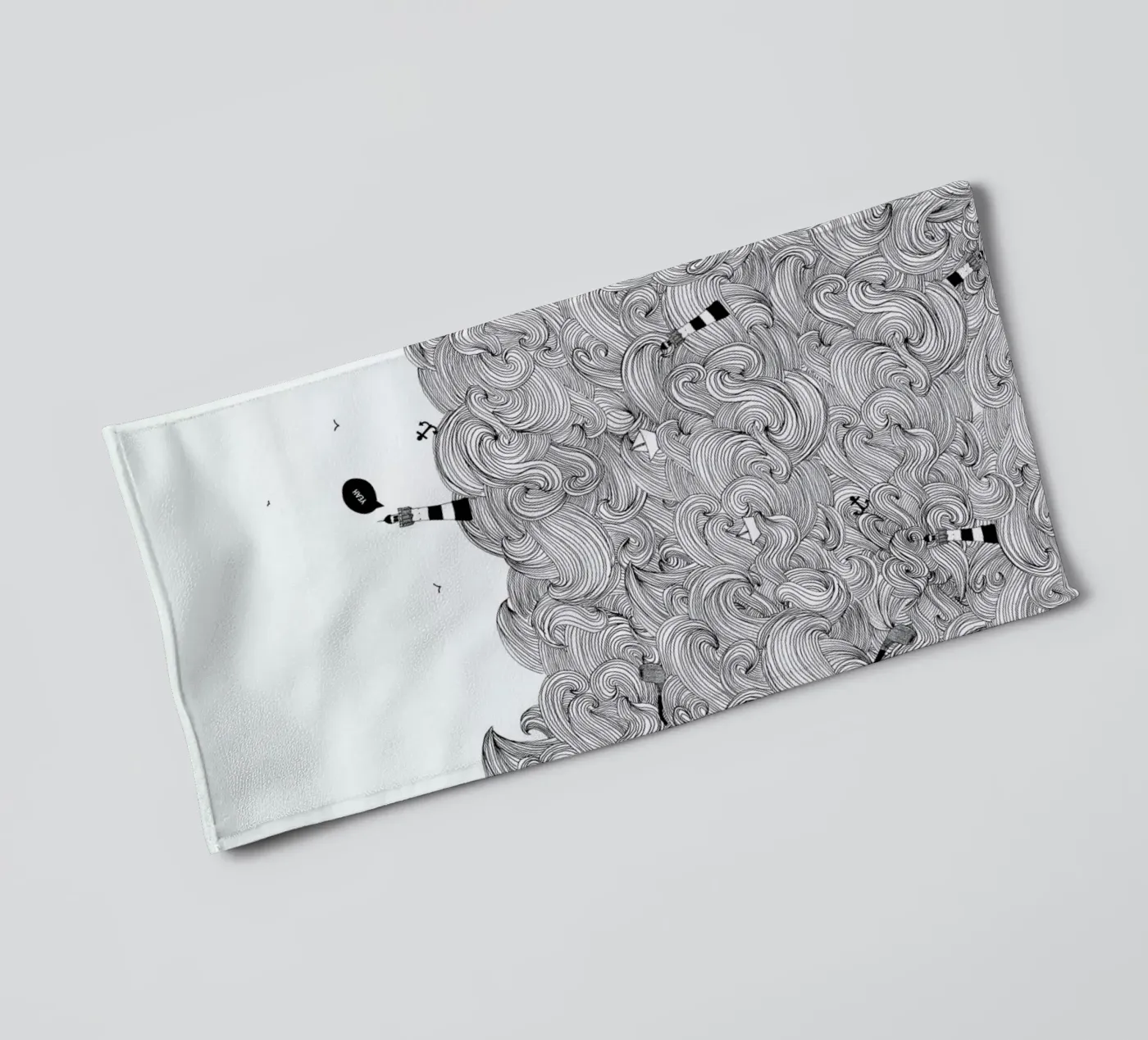 Ocean towel by Anika Merten