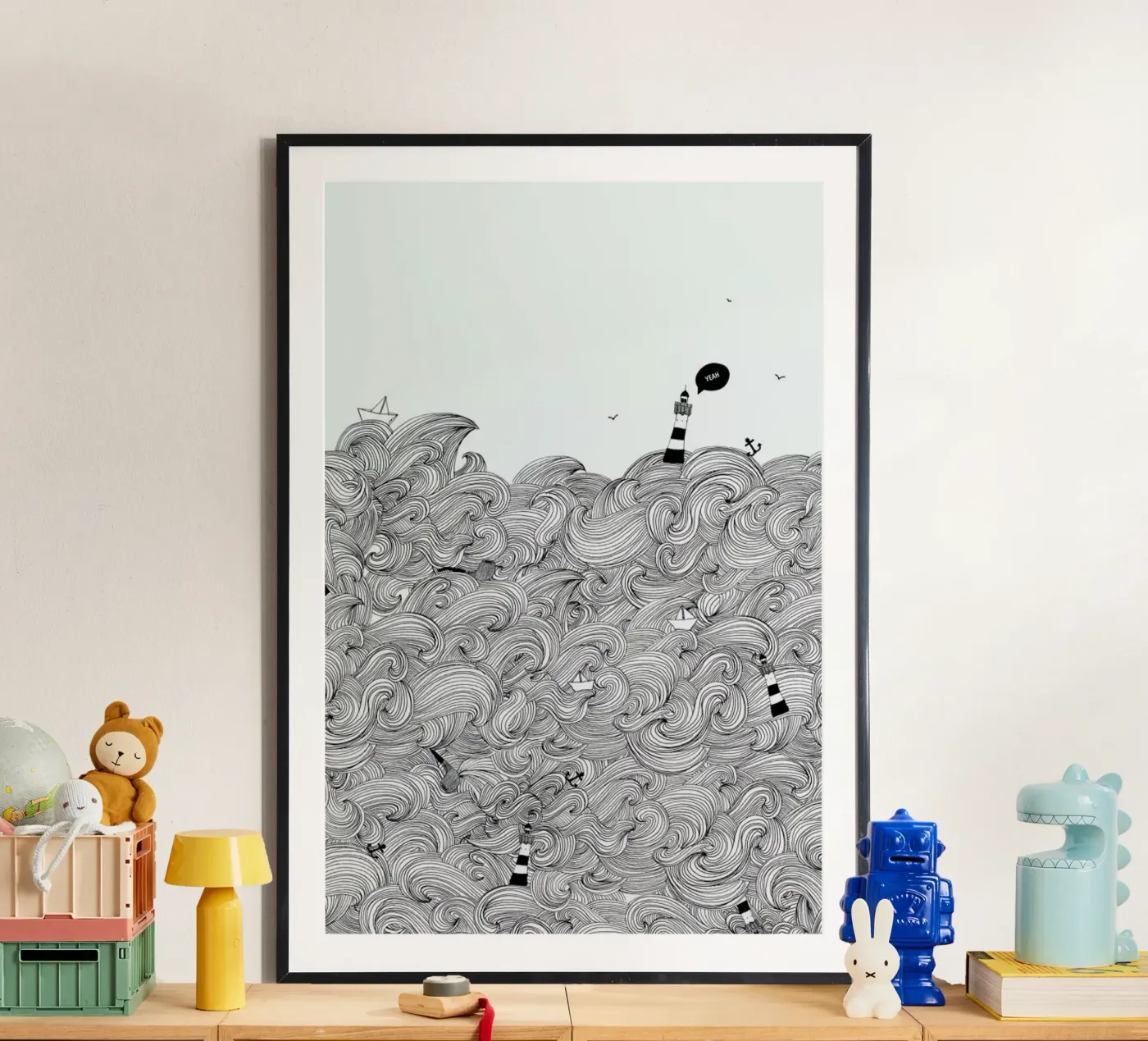 Ocean poster van Anika Merten