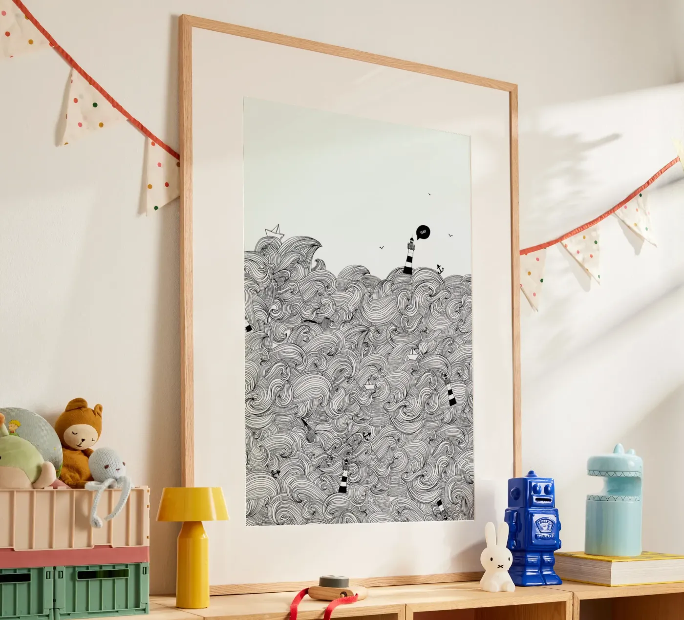 Ocean poster van Anika Merten