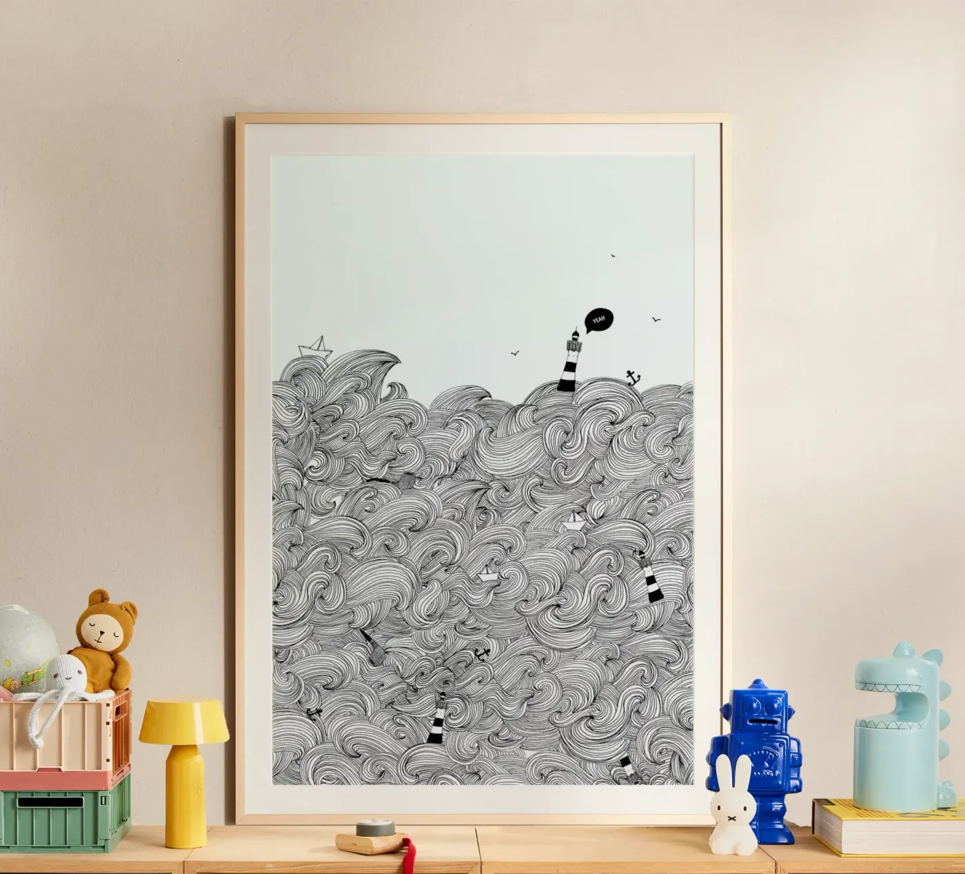 Ocean poster by Anika Merten