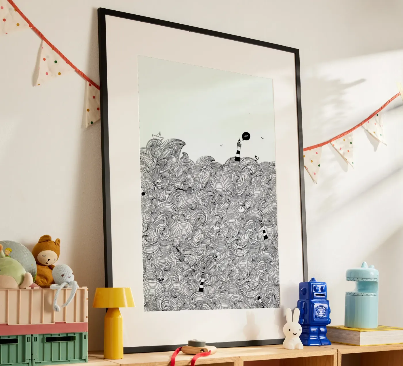 Ocean poster van Anika Merten