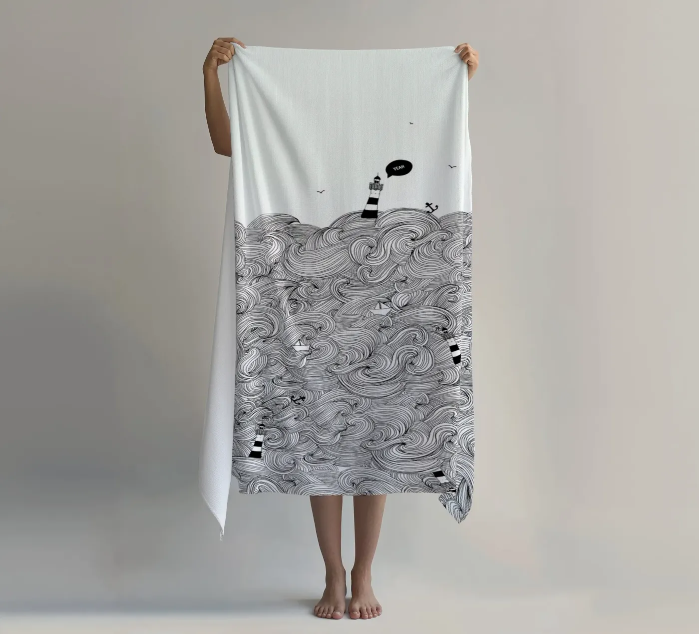 Ocean strandhanddoek van Anika Merten