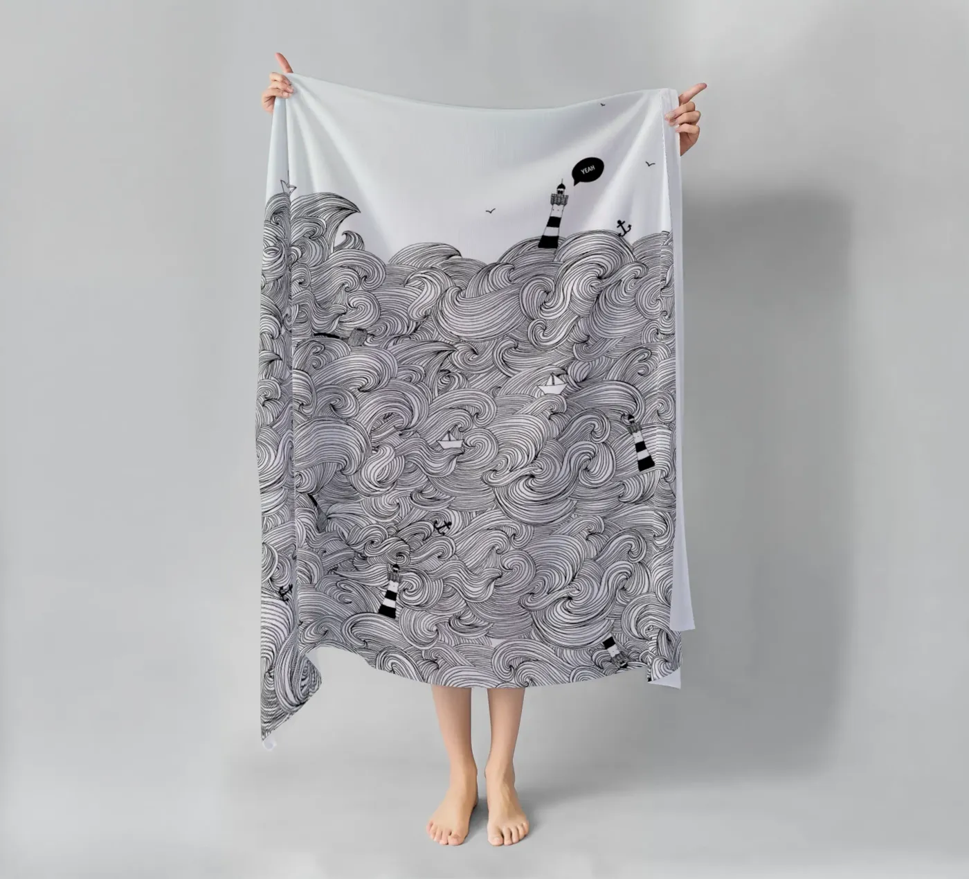 Ocean strandhanddoek van Anika Merten