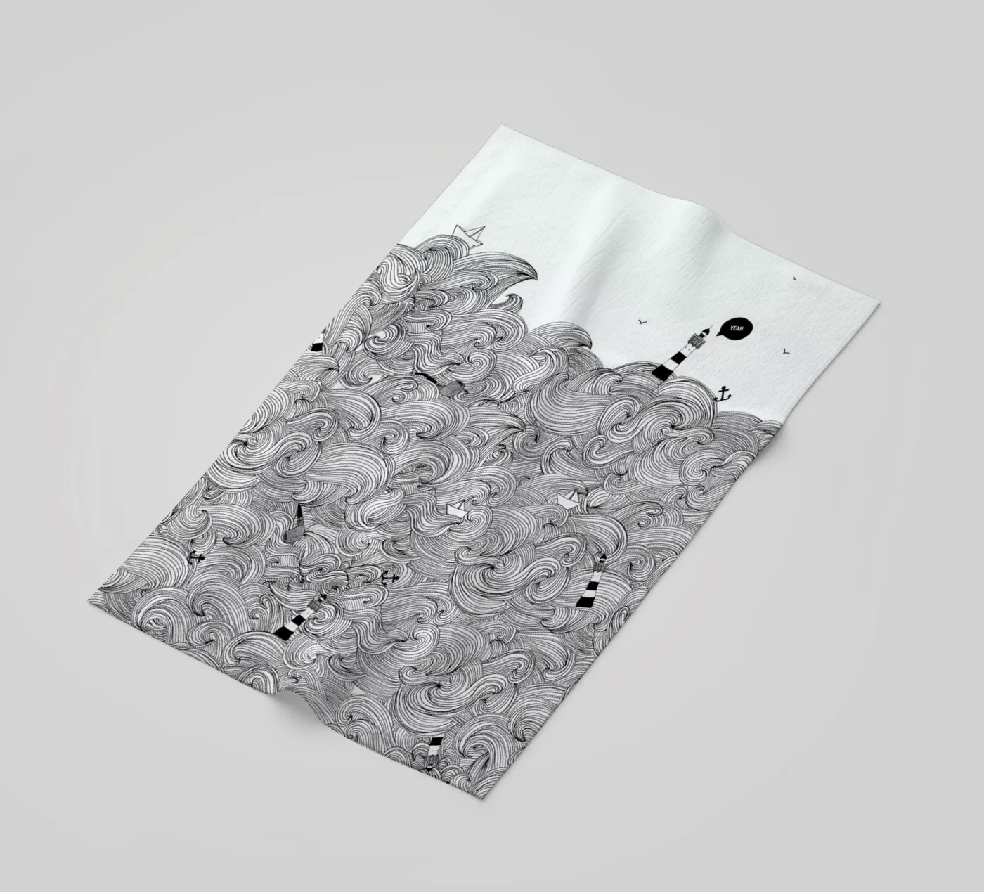 Ocean strandhanddoek van Anika Merten