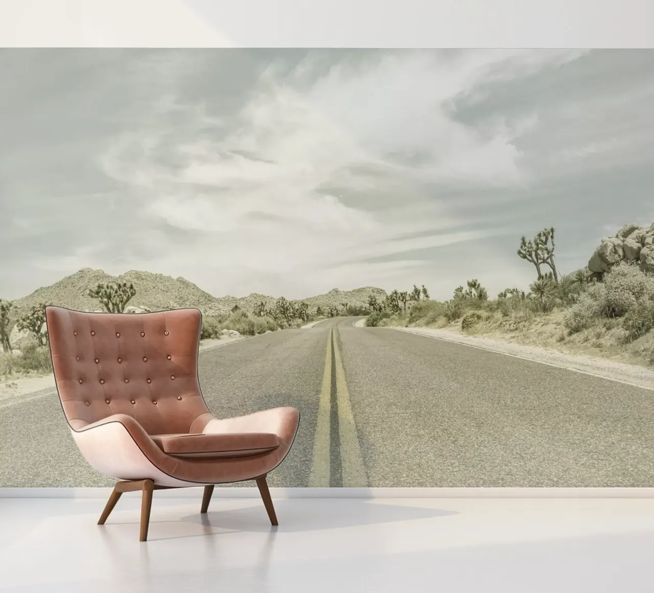 Joshua Trees, Park Boulevard | Vintage photo wallpaper by Melanie Viola