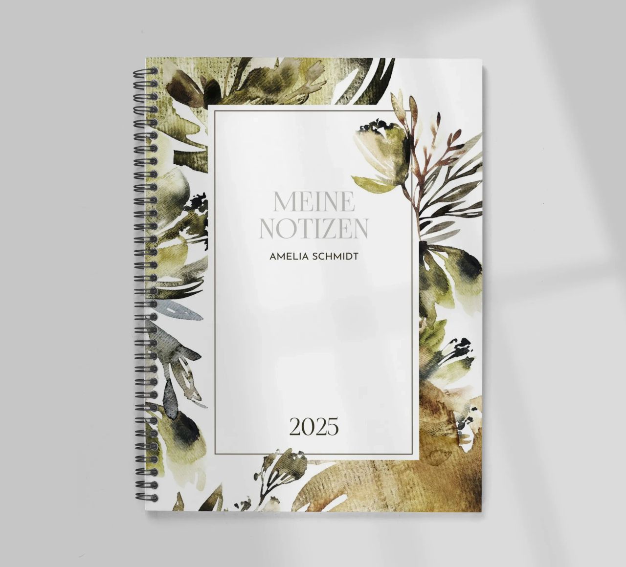 Greenery I spiral notebook by artographiePapeterie