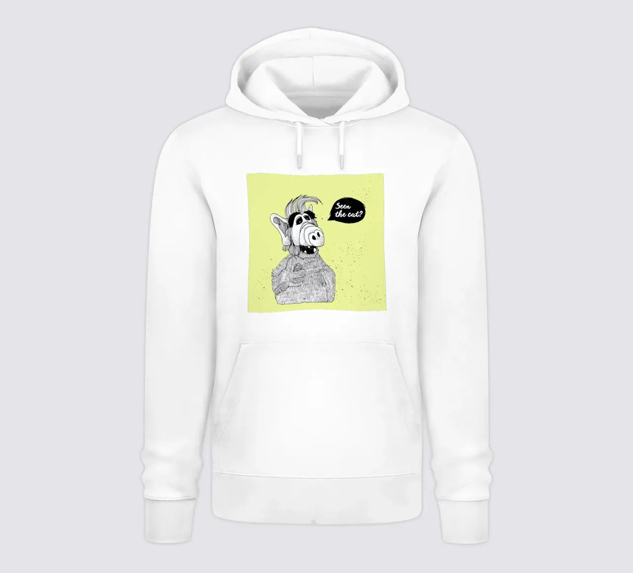 Seen The Cat? felpa con cappuccio da Anika Merten