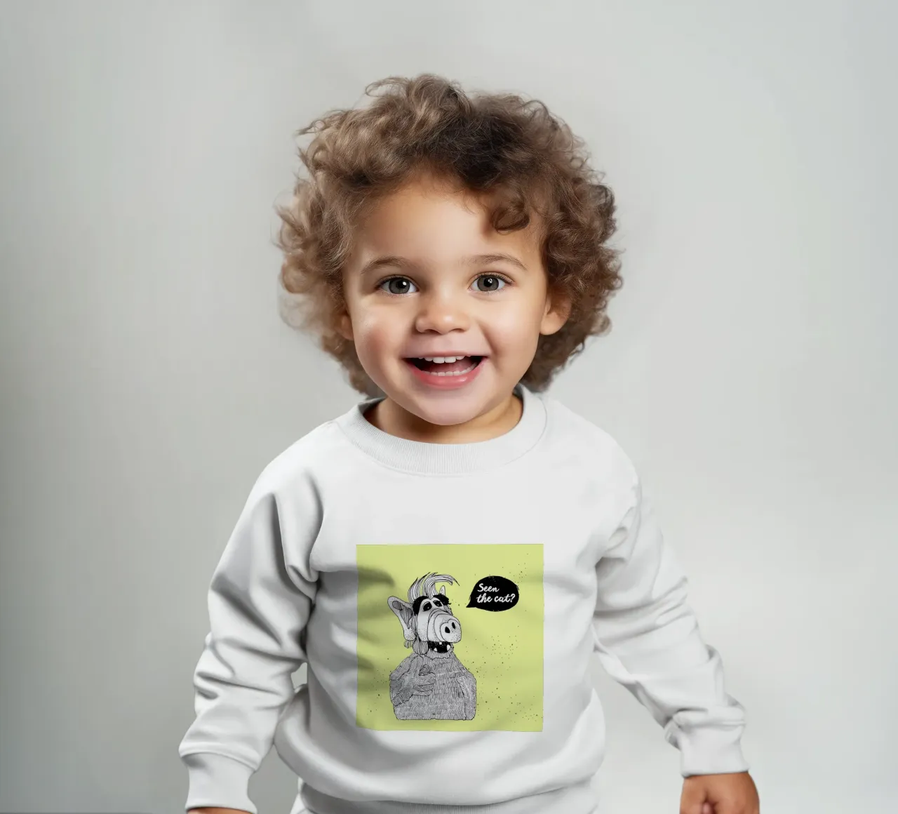 Seen The Cat? sudadera de bebé de Anika Merten