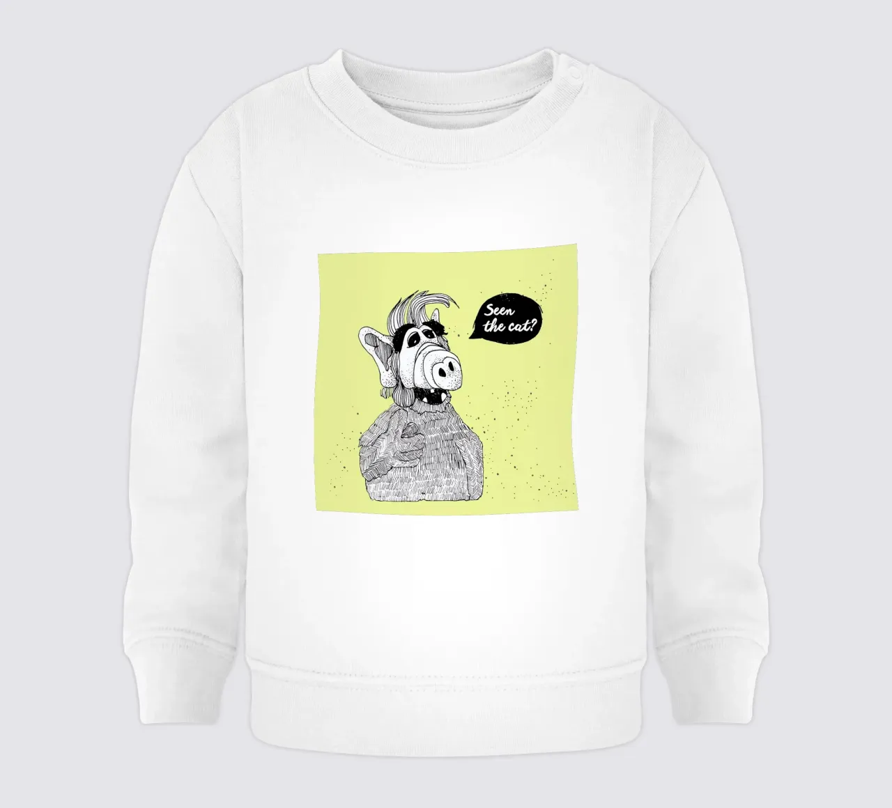 Seen The Cat? sudadera de bebé de Anika Merten