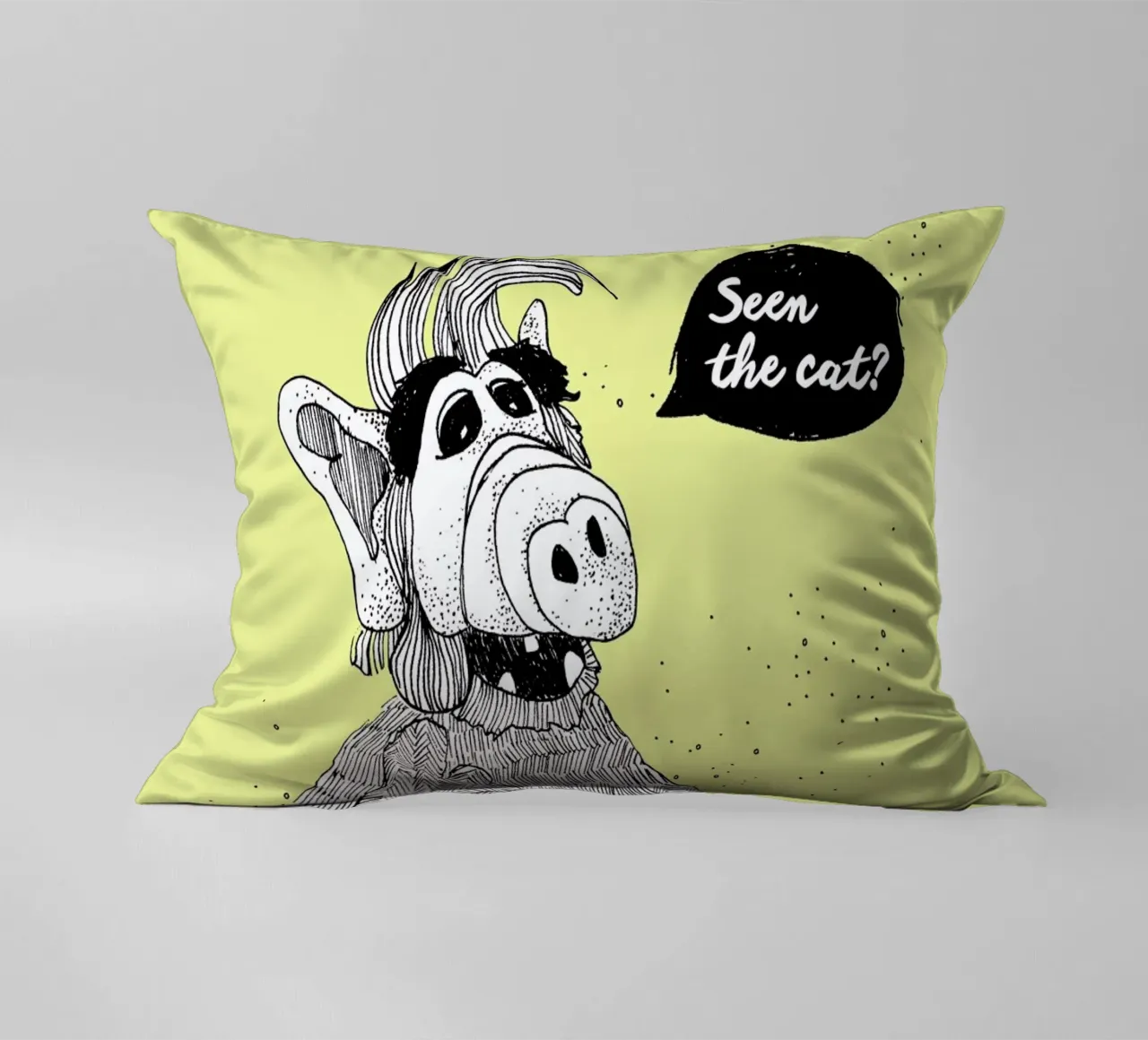 Seen The Cat? cuscino da Anika Merten