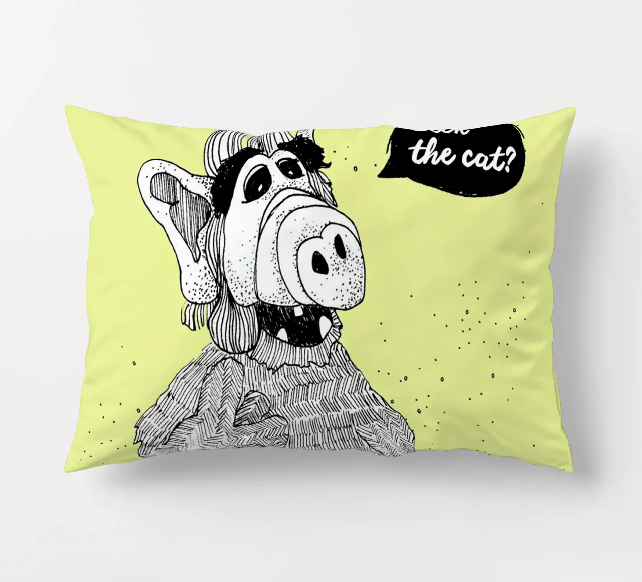 Seen The Cat? cuscino da Anika Merten
