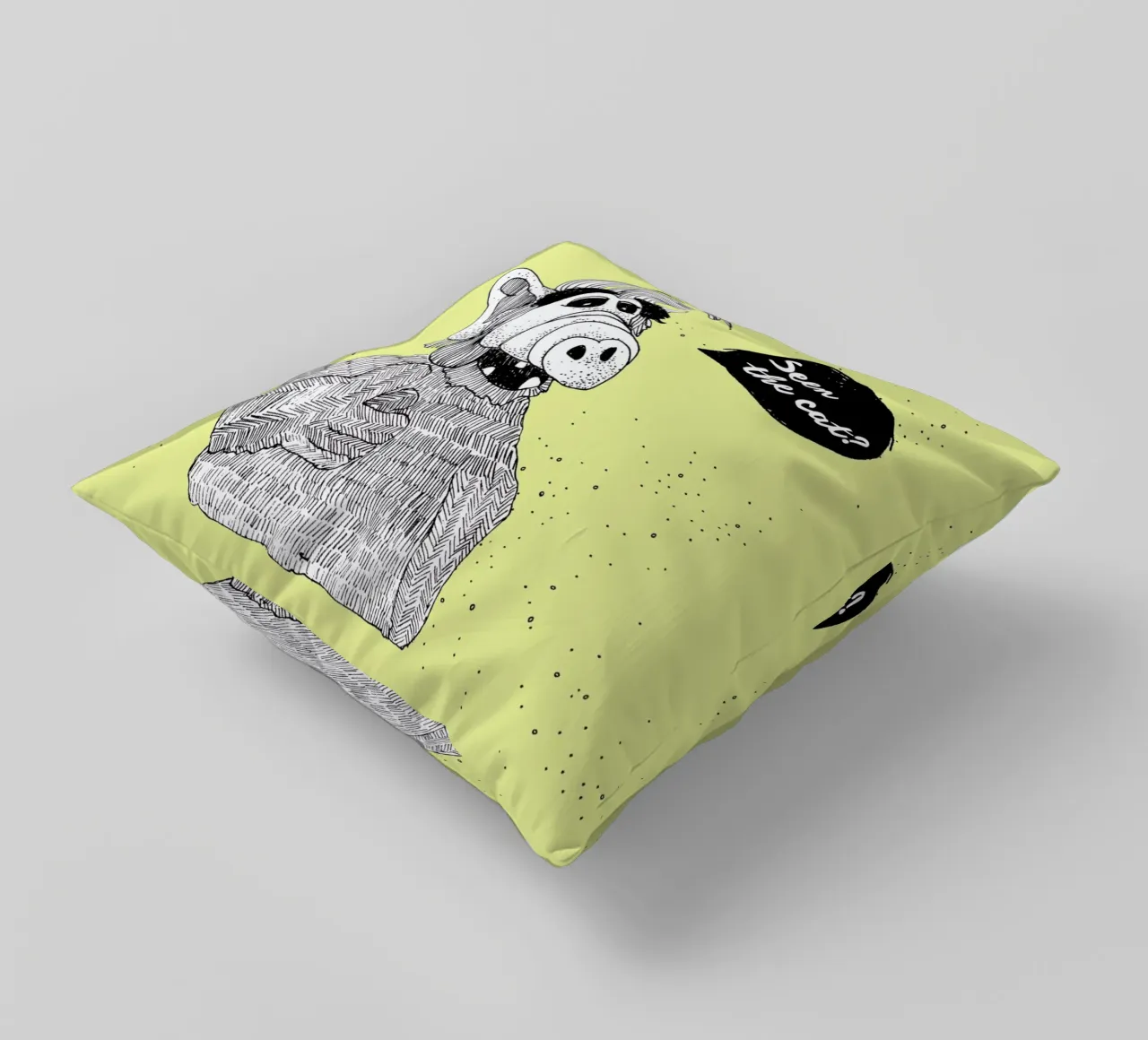 Seen The Cat? cuscino da Anika Merten