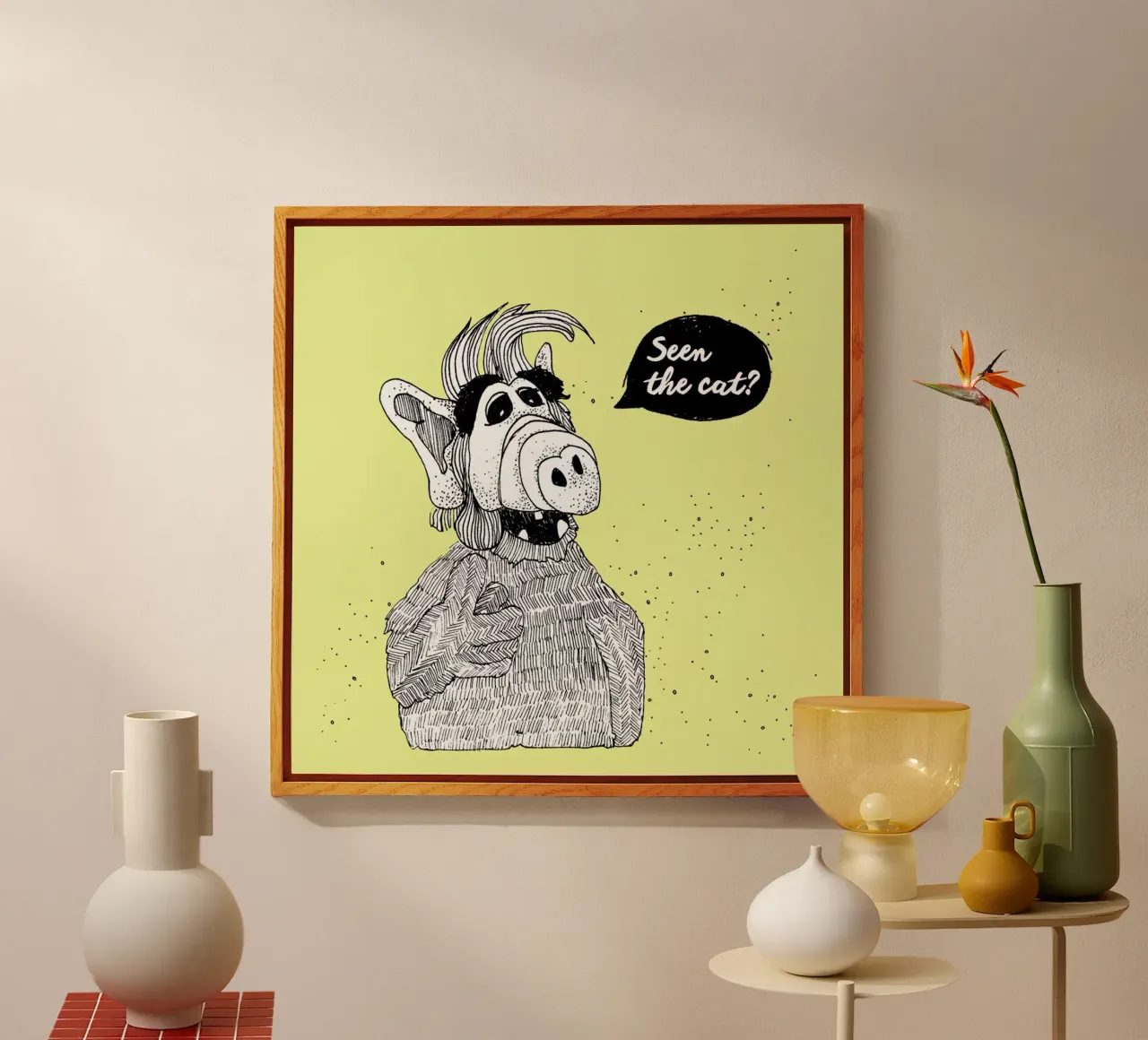 Seen The Cat? plexiglass da Anika Merten