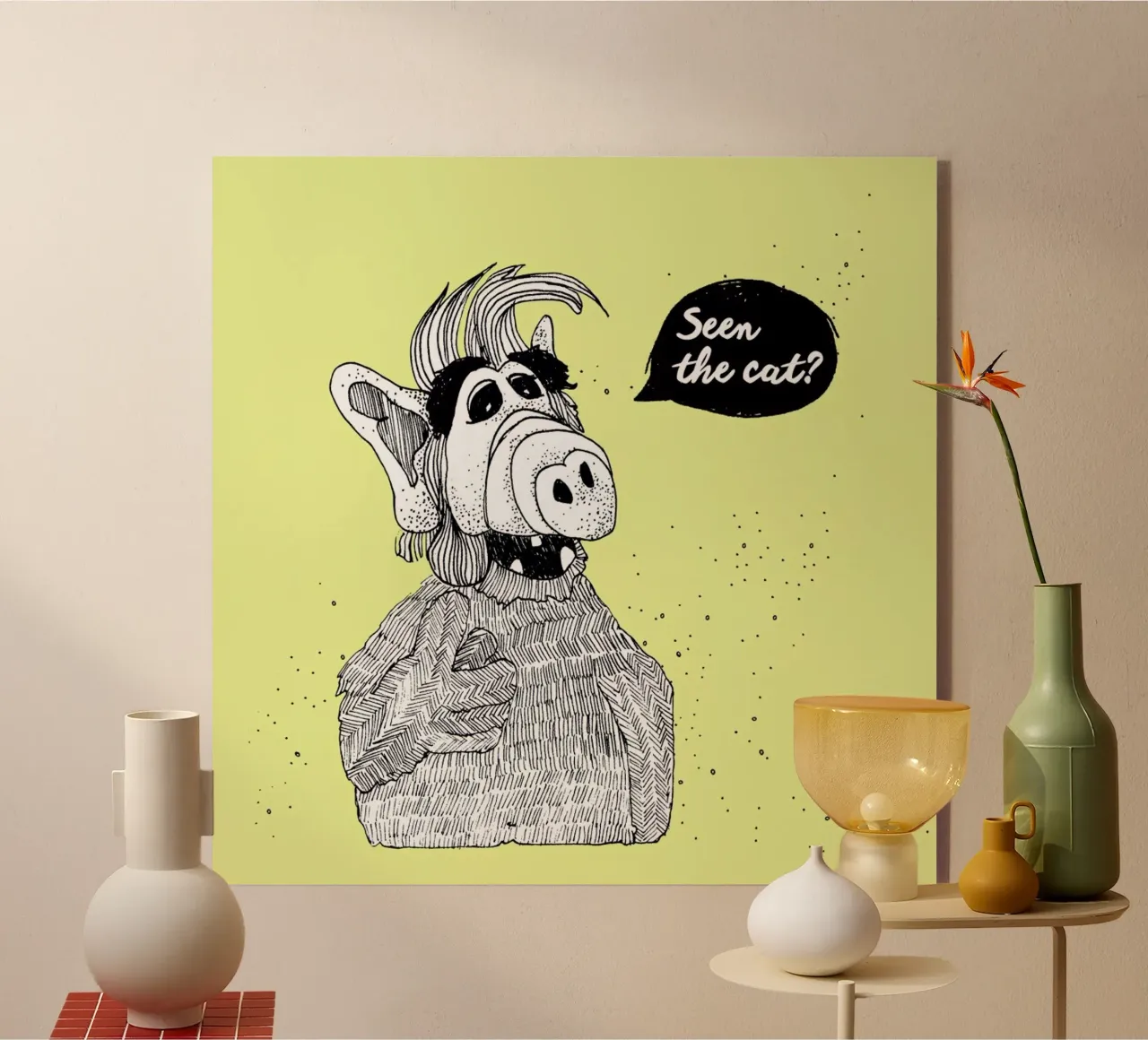 Seen The Cat? plexiglass da Anika Merten