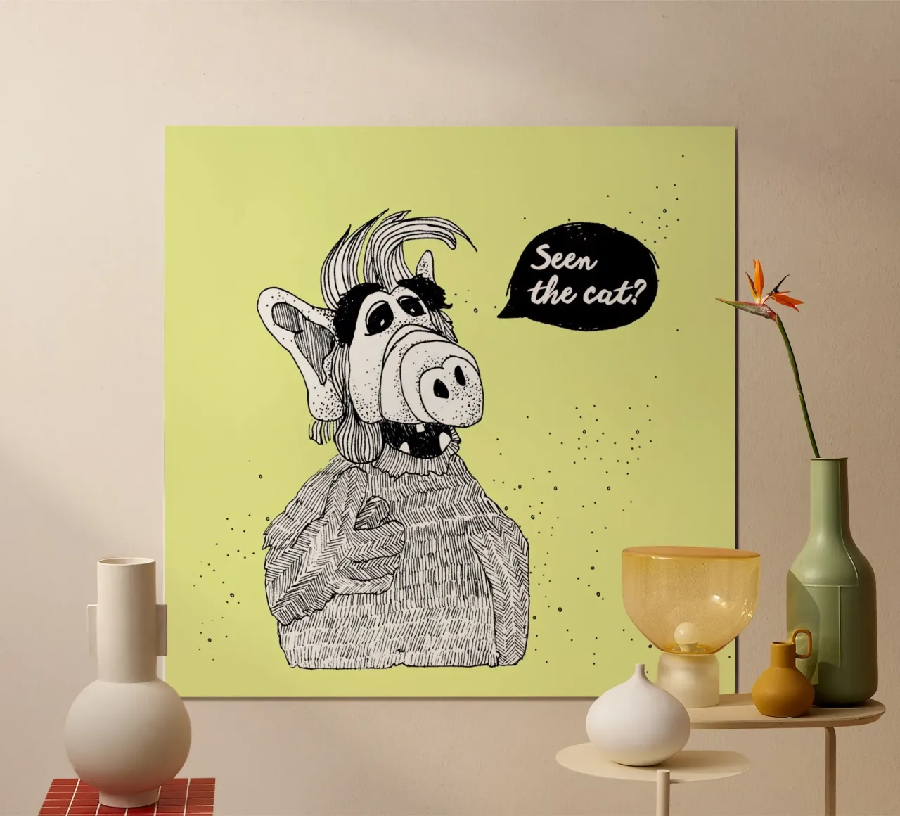 Seen The Cat? poster da Anika Merten