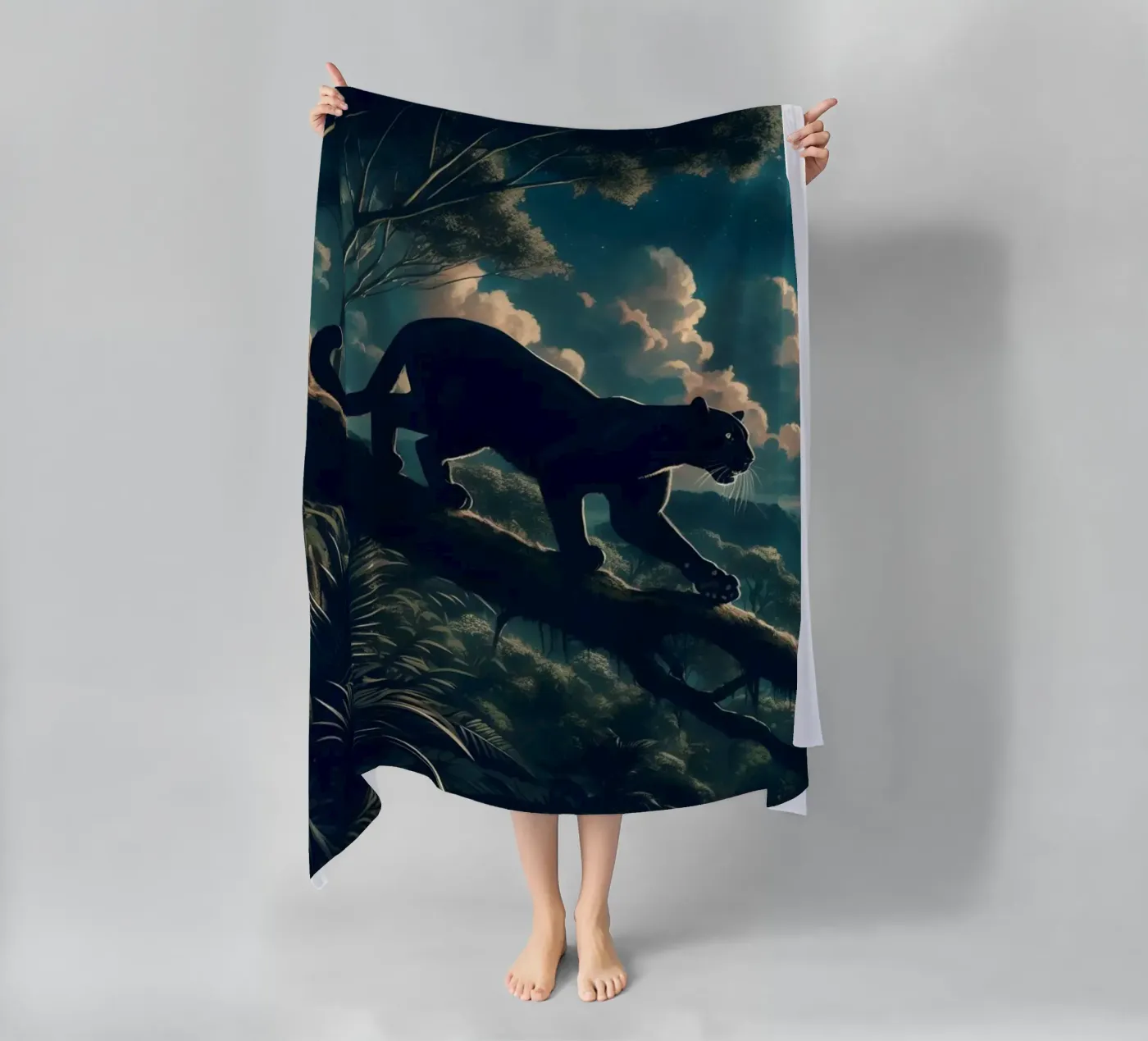 PANTHERE NOIRE telo mare da RUBIANT ART