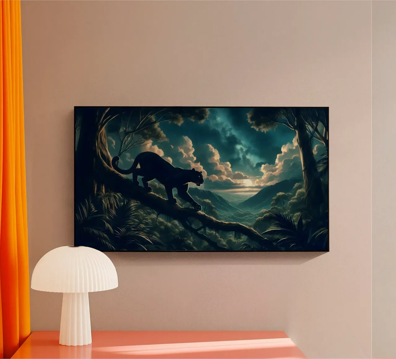 PANTHERE NOIRE plexiglass da RUBIANT ART