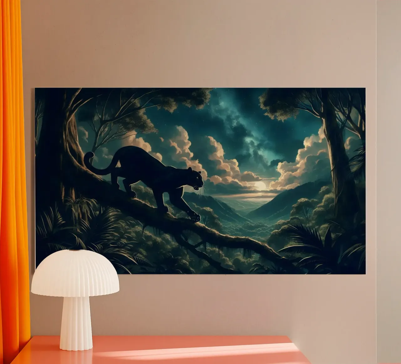 PANTHERE NOIRE plexiglass da RUBIANT ART