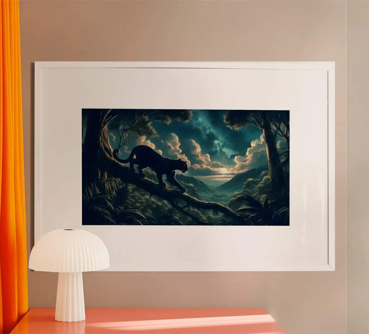 PANTHERE NOIRE poster da RUBIANT ART